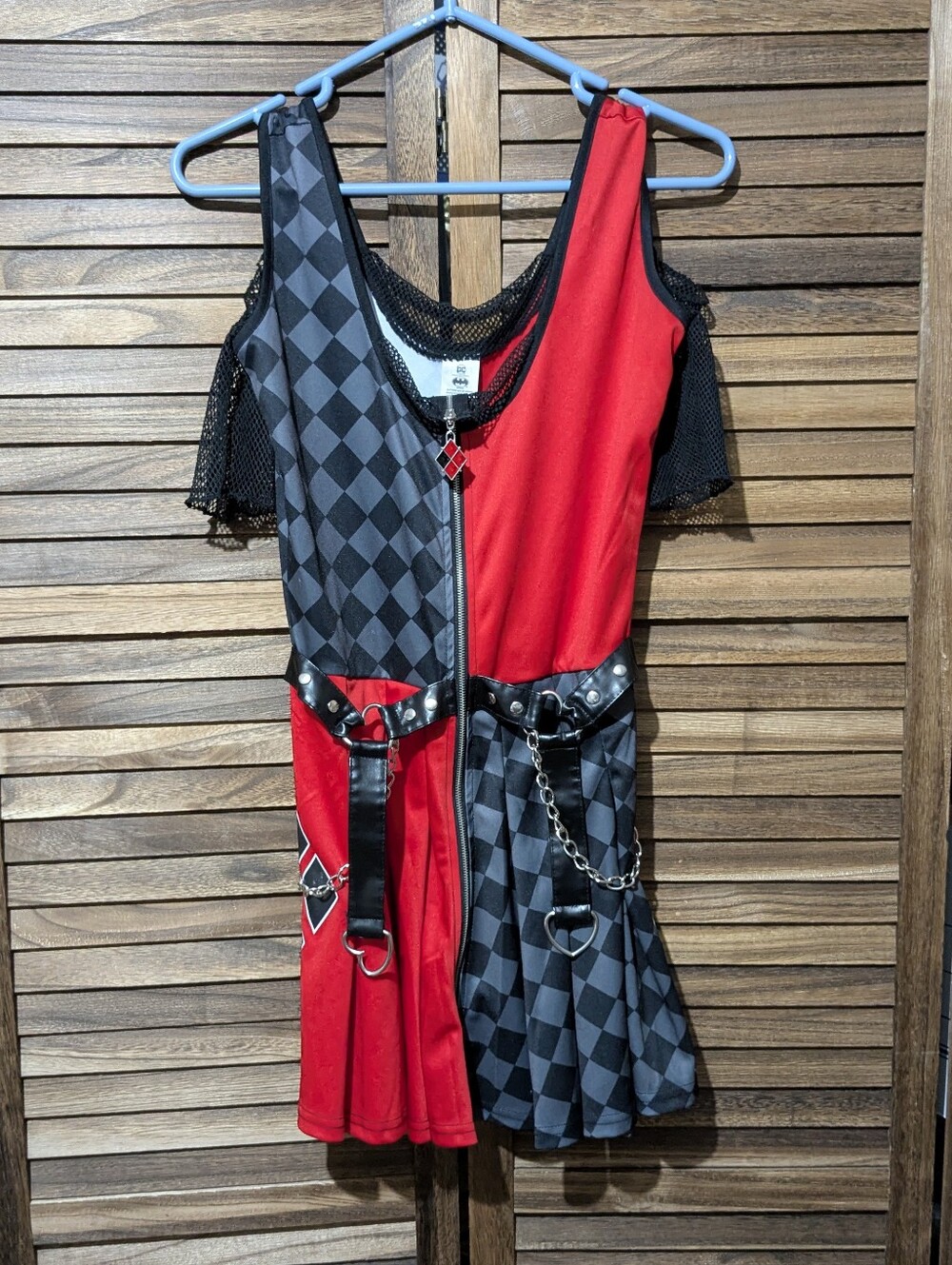 DC Comics Harley Quinn Costume Dress - Cosplay Halloween XS